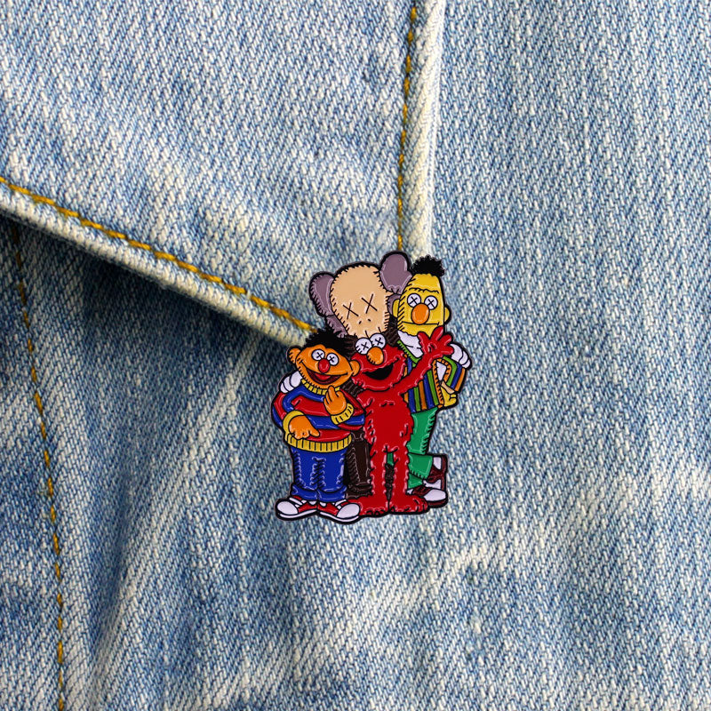 Creative Cartoon Badges